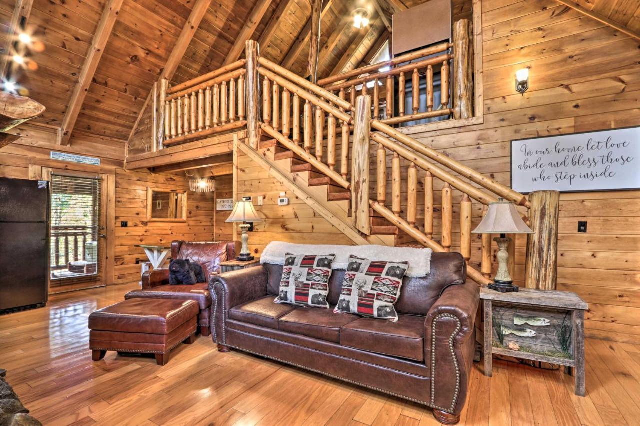 Smoky Mountain Log Cabin 7 Mi To Gatlinburg! سيفيرفيل المظهر الخارجي الصورة